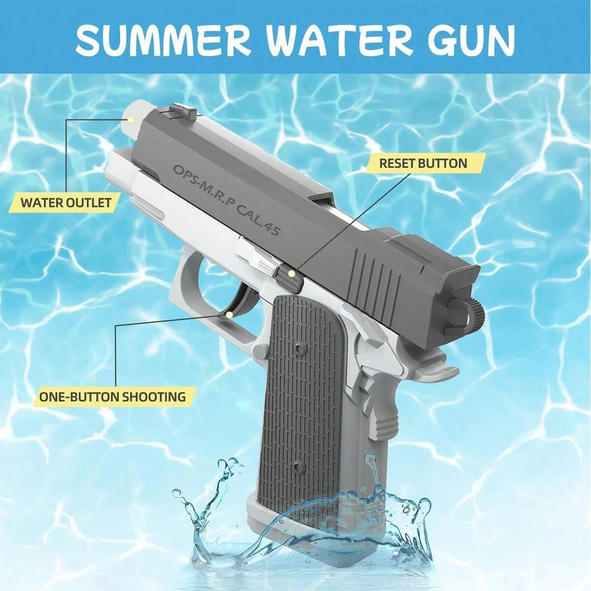 Pistola de Agua MILUXX — Verano sin Límites